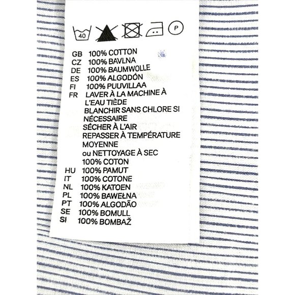 H&M Women’s Mini Dress 2 Blue Button Down 3/4 Sleeve Roll Tab Band Collar VNeck - Picture 10 of 13